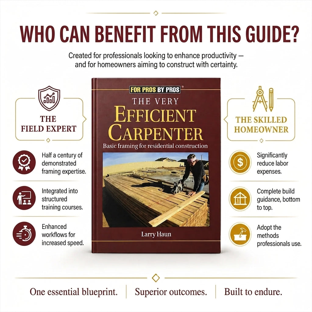 The Very Efficient Carpenter: Basic Framing for Residential Construction