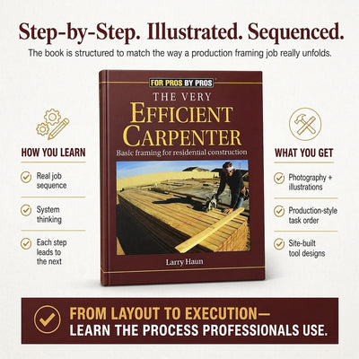 The Very Efficient Carpenter: Basic Framing for Residential Construction