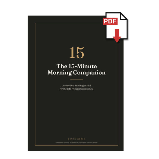 Free bonus: The 15-Minute Morning Companion PDF