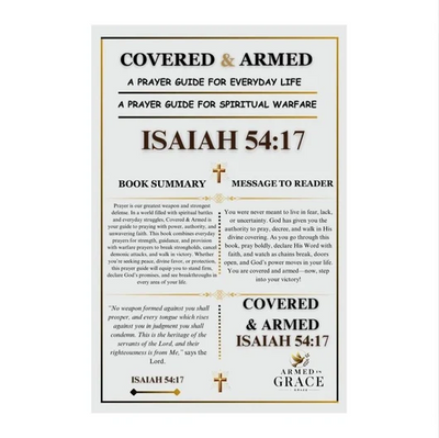 Covered & Armed Prayer Book - A Prayers Guide for Everyday Life & Spiritual Warfare