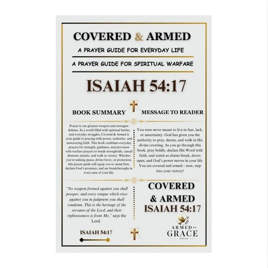 Covered & Armed Prayer Book - A Prayers Guide for Everyday Life & Spiritual Warfare