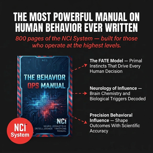 The Behavior Operations Manual: Neuro-Cognitive Intelligence